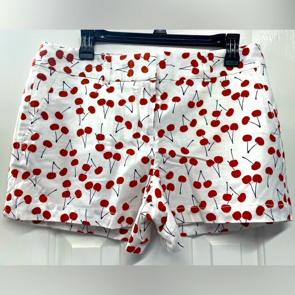 NEWT Ann Taylor Loft Shorts Cherry Print